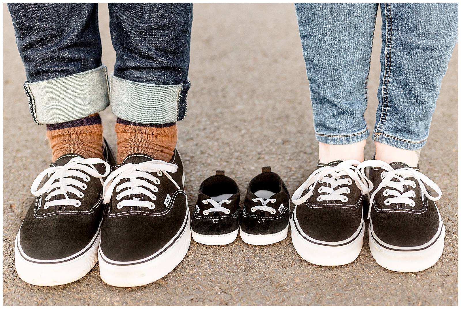 Black Vans Mom and Dad and baby