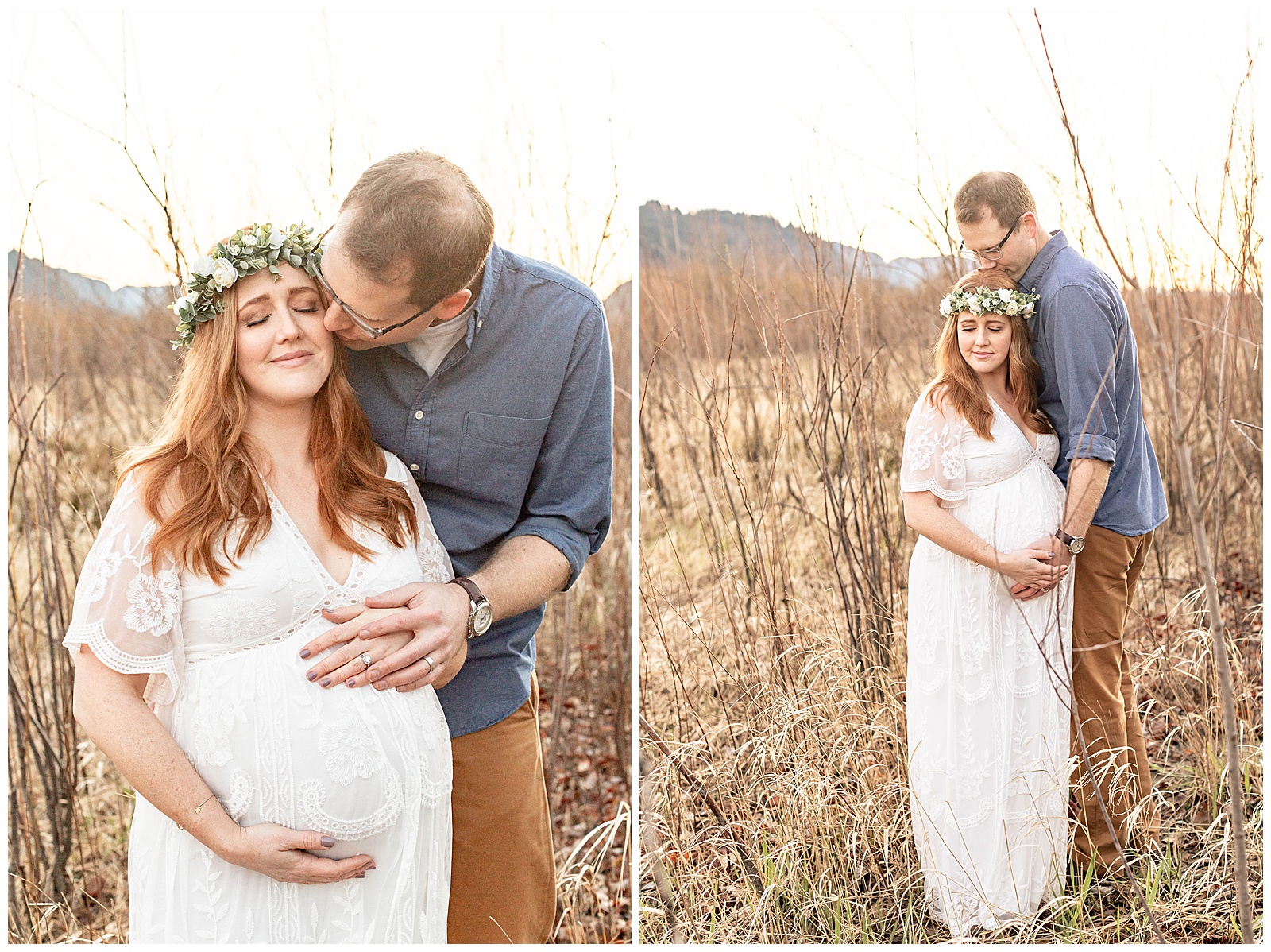 Portland Oregon Husband and Wife Maternity Photo Session