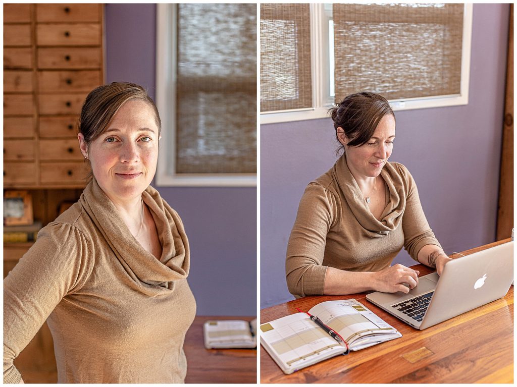 Naturopath Doctor working from her home office