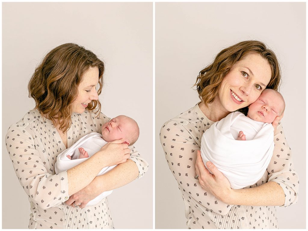 Newborn Portraits with Mom