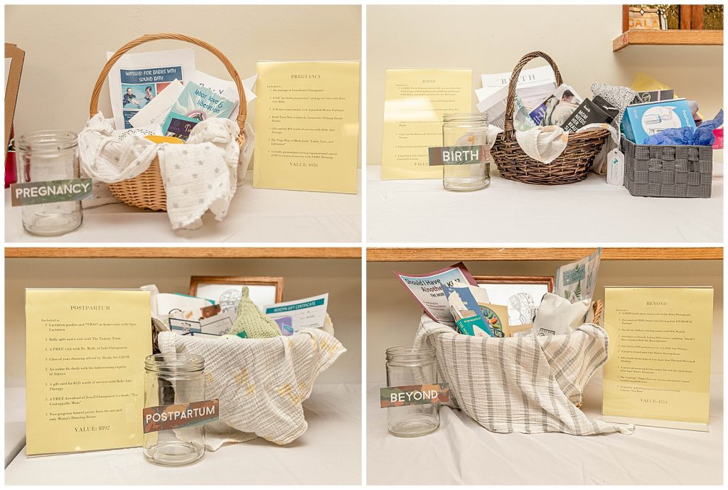 The Parent Trip PDX Raffle Baskets for Pregnancy, Birth, Postpartum, and Beyond