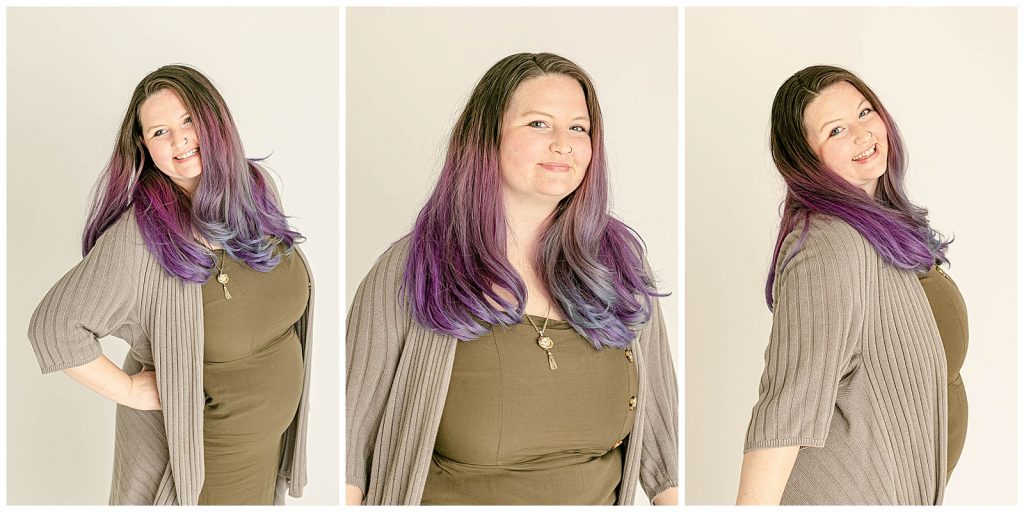 Fun headshots with woman business owner in portland, OR