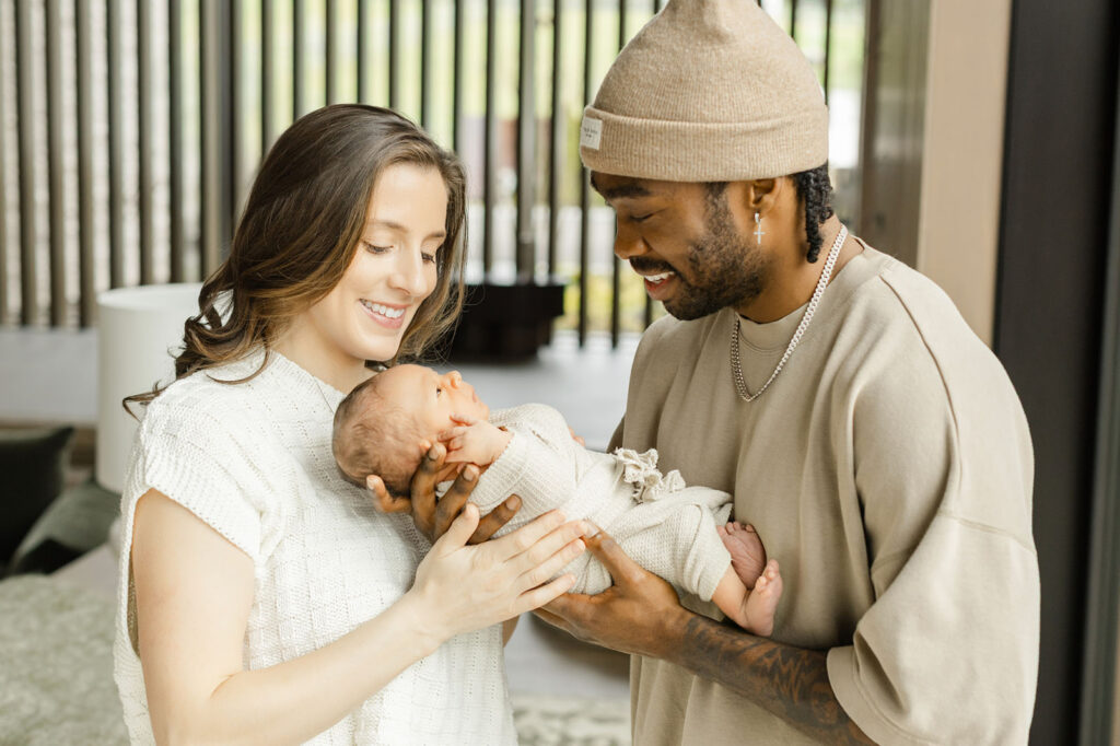 newborn photography session in Portland
