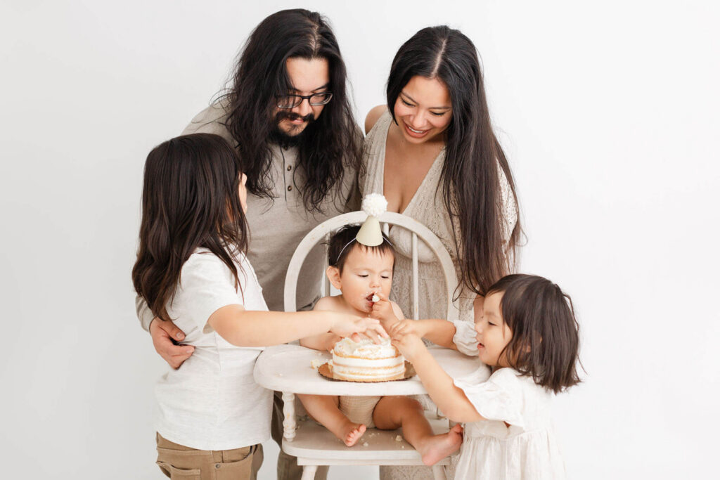 Portland OR family photographer capturing timeless milestone portraits with soft natural light