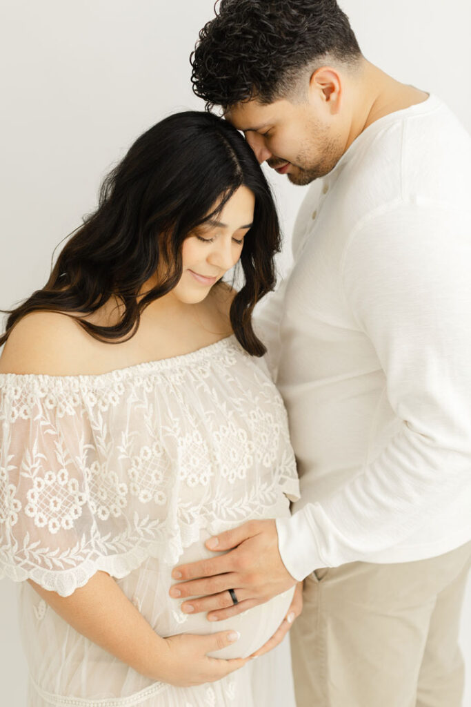 Maternity photography at Rooster Rock State Park near Portland